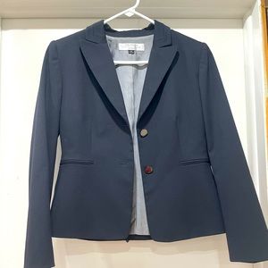 Tahiti 6p navy blue skirt suit like new